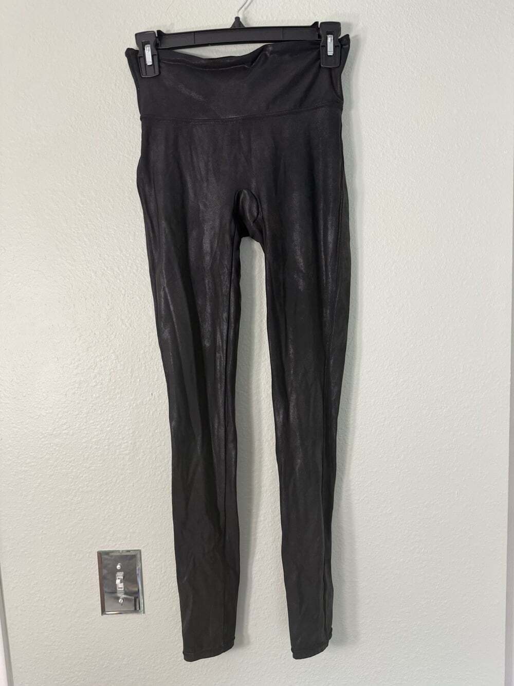 Spanx Shapewear Women’s Shiny Leggings - Black Size Medium